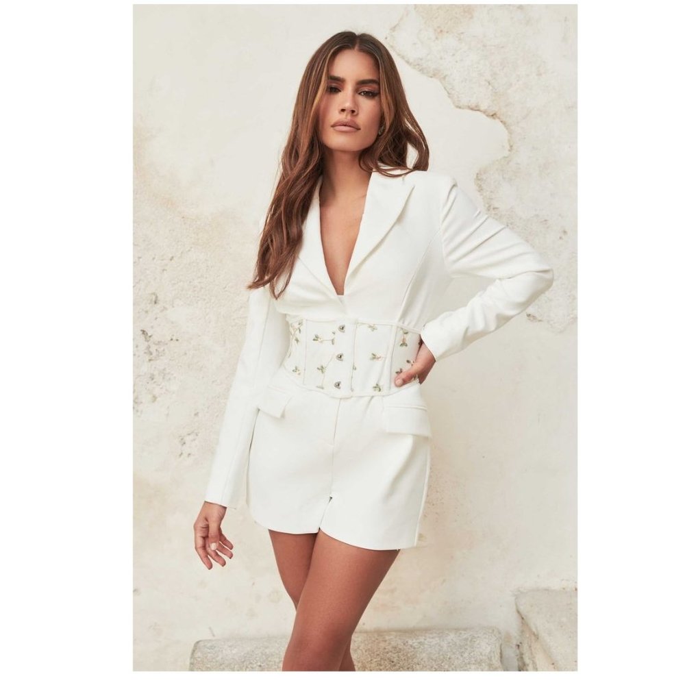 Lavish Alice White Romper US 8